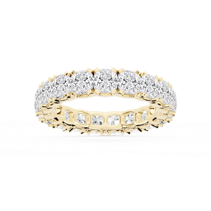 Morgan Cushion Lab Grown Diamond Classic Four Prong Eternity Band