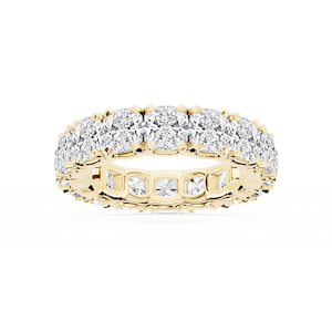 Morgan Cushion Lab Grown Diamond Classic Four Prong Eternity Band