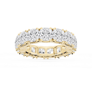 Morgan Cushion Lab Grown Diamond Classic Four Prong Eternity Band