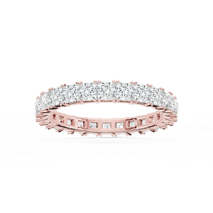 Morgan Princess Lab Grown Diamond Classic Four Prong Eternity Band