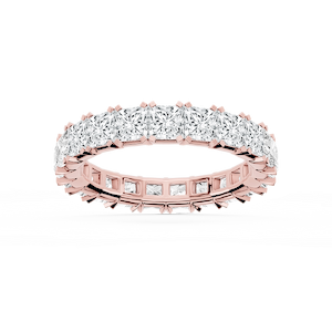 Morgan Princess Lab Grown Diamond Classic Four Prong Eternity Band