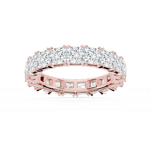 Morgan Princess Lab Grown Diamond Classic Four Prong Eternity Band