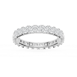 Morgan Princess Lab Grown Diamond Classic Four Prong Eternity Band