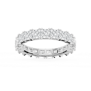Morgan Princess Lab Grown Diamond Classic Four Prong Eternity Band