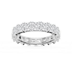 Morgan Princess Lab Grown Diamond Classic Four Prong Eternity Band