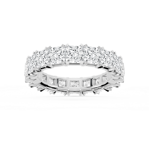 Morgan Princess Lab Grown Diamond Classic Four Prong Eternity Band