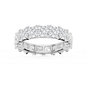 Morgan Princess Lab Grown Diamond Classic Four Prong Eternity Band
