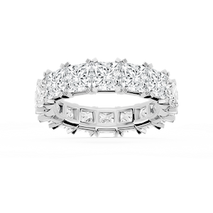 Morgan Princess Lab Grown Diamond Classic Four Prong Eternity Band