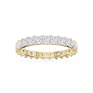 Morgan Princess Lab Grown Diamond Classic Four Prong Eternity Band