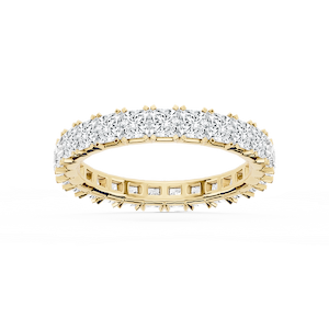 Morgan Princess Lab Grown Diamond Classic Four Prong Eternity Band