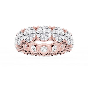 Zora Round Lab Grown Diamond Single Shared Prong Eternity Band