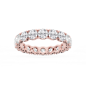 Zora Round Lab Grown Diamond Single Shared Prong Eternity Band