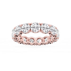 Zora Round Lab Grown Diamond Single Shared Prong Eternity Band