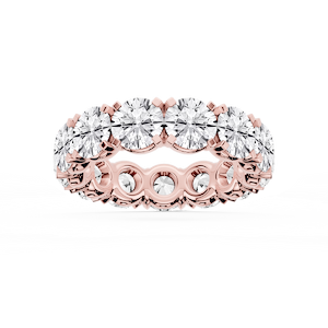 Zora Round Lab Grown Diamond Single Shared Prong Eternity Band