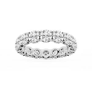 Zora Round Lab Grown Diamond Single Shared Prong Eternity Band