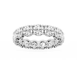 Zora Round Lab Grown Diamond Single Shared Prong Eternity Band