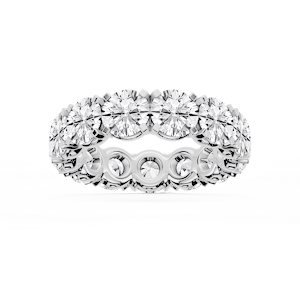 Zora Round Lab Grown Diamond Single Shared Prong Eternity Band