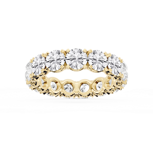 Morgan Round Lab Grown Diamond Classic Four Prong Eternity Band