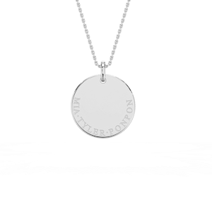 Multi-Name Disc Pendant - 16 or 18 Inches