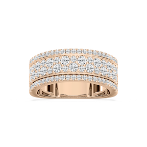 Multi Row Diamond Band