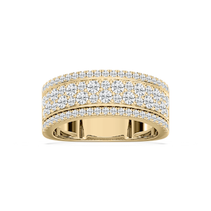 Multi Row Diamond Band