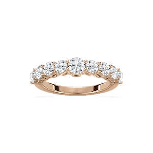 Anacá 1 ½ ctw Round Lab Grown Diamond Nine Stone Anniversary Band