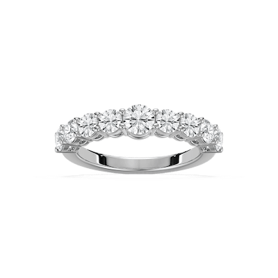 Anacá 1 ½ ctw Round Lab Grown Diamond Nine Stone Anniversary Band