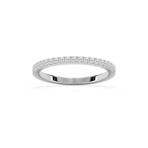 Khloe 1/3 ctw Round Lab Grown Diamond W Prong Wedding Band