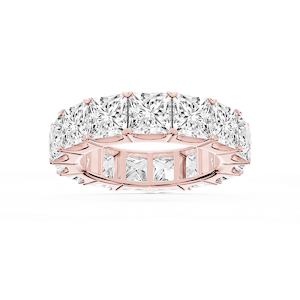 Nicole Princess Lab Grown Diamond Shared Prong Eternity Band