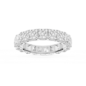 Nicole Princess Lab Grown Diamond Shared Prong Eternity Band
