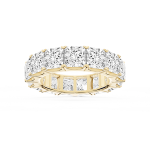 Nicole Princess Lab Grown Diamond Shared Prong Eternity Band