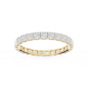 Nicole Princess Lab Grown Diamond Shared Prong Eternity Band