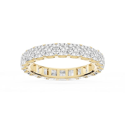 Nicole Princess Lab Grown Diamond Shared Prong Eternity Band