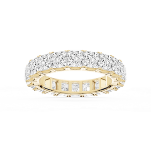 Nicole Princess Lab Grown Diamond Shared Prong Eternity Band