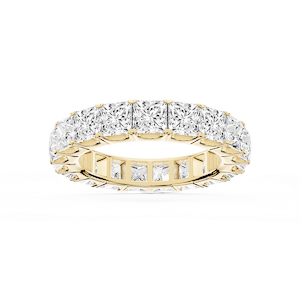 Nicole Princess Lab Grown Diamond Shared Prong Eternity Band
