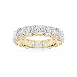 Nicole Princess Lab Grown Diamond Shared Prong Eternity Band