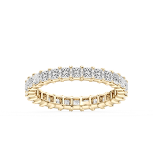 Ocean Princess Lab Grown Diamond Shared V-Prong Eternity Band
