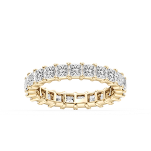 Ocean Princess Lab Grown Diamond Shared V-Prong Eternity Band