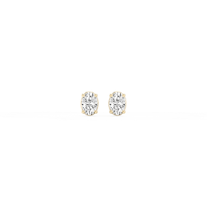 Oval Lab Grown Diamond Classic Four Prong Stud Earrings