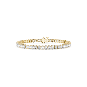 Oval Lab Grown Diamond Four Prong Tennis Bracelet - 7 Inches