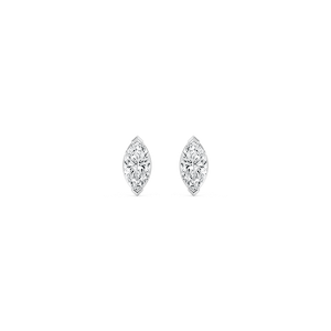 1/3 ctw Marquise Lab Grown Diamond Petite Bezel Earrings