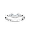 Alejandra 1/4 ctw Tapered Baguette Lab Grown Diamond Fan Curved Band