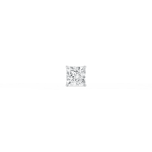 Princess Lab Grown Diamond 4-Prong Basket Single Stud Earring