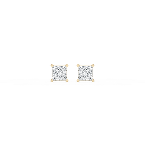 Princess Lab Grown Diamond Classic Four Prong Stud Earrings