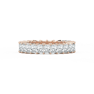 Hadassah Radiant Lab Grown Diamond Shared Prong Eternity Band