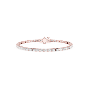 Radiant Lab Grown Diamond East-West Four Prong Tennis Bracelet