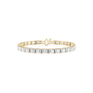 Radiant Lab Grown Diamond East-West Four Prong Tennis Bracelet