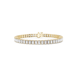 Radiant Lab Grown Diamond Four Prong Tennis Bracelet - 7 Inches