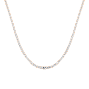 18 ¾ ctw Round Lab Grown Diamond Riviera Tennis Necklace - 18 Inches