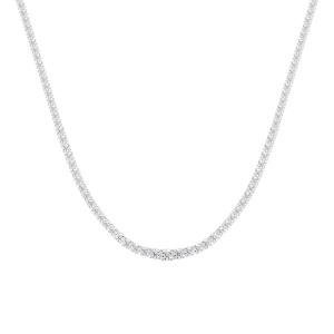 18 ¾ ctw Round Lab Grown Diamond Riviera Tennis Necklace - 18 Inches